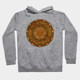 Pergamino flower of life mandala Hoodie